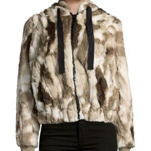C&C Faux Fur hooded Jacket